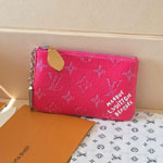 Louis Vuitton Small Key Pouch Pondichery Pink M27111