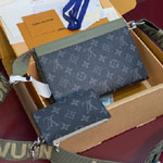 Louis Vuitton Gaston Wearable Wallet Monogram Eclipse Canvas M28733