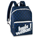 Louis Vuitton Discovery Backpack Monogram Other in Blue M45879