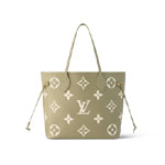 Louis Vuitton Neverfull MM Bicolor Monogram Empreinte Leather M46649
