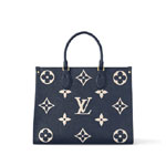 Louis Vuitton OnTheGo MM Tote Bag Bicolour Monogram M47084