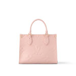Louis Vuitton OnTheGo PM Bag Monogram Empreinte Leather Pink M47135