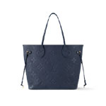 Louis Vuitton Neverfull MM Tote Bag in Monogram Empreinte Blue M47143