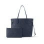 Louis Vuitton Neverfull MM Tote Bag in Monogram Empreinte Blue M47143 - thumb-3