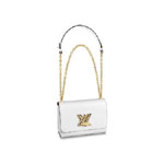 Louis Vuitton Twist MM Epi Leather in White M55513