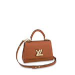 Louis Vuitton Twist One Handle PM Taurillon Leather in Beige M57897