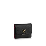 Louis Vuitton Capucines XS Wallet Taurillon in Black M68587