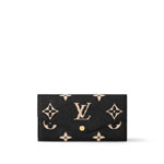 Louis Vuitton Sarah Wallet Bicolor Monogram Empreinte Leather M80496