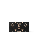 Louis Vuitton Emilie Wallet Bicolour Monogram Empreinte Leather M83138