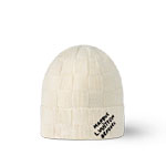 Louis Vuitton Damier Snug Beanie in White M92738