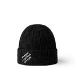 Louis Vuitton Damier Snug Beanie in Black M92739