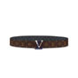 Louis Vuitton Line 40MM Reversible Belt Monogram in Grey MP295V - thumb-2