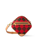 Louis Vuitton Chess Messenger Bag in Damier Red N40561