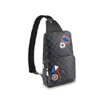 Louis Vuitton Avenue Sling Bag Damier Graphite Bag N41056