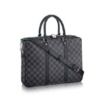 Louis Vuitton porte documents voyage pm damier graphite mens bag N42400