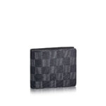 Louis Vuitton Slender Wallet in Damier Graphite Canvas N64002