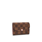 Louis Vuitton Damier Canvas Leather Rosalie Coin Purse N64423