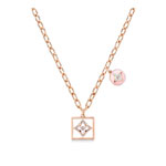 Louis Vuitton B Blossom Necklace Mother Pearl Diamonds Q94465