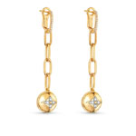 Louis Vuitton B Blossom Earrings Diamonds Q96789