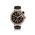 Louis Vuitton Tambour Street Diver Black Watch QBB174
