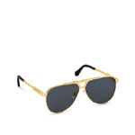 Louis Vuitton 1.1 Evidence Metal Pilot Sunglasses Z1586E