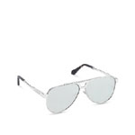 Louis Vuitton 1.1 Evidence Metal Pilot Sunglasses Z1673E