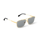 Louis Vuitton Super Vision Metal Square Sunglasses in Grey Z2627U