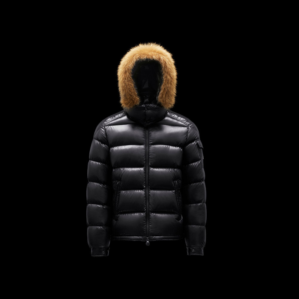 Moncler Black Maya fur Jacket Outerwear G20911A0017168950999