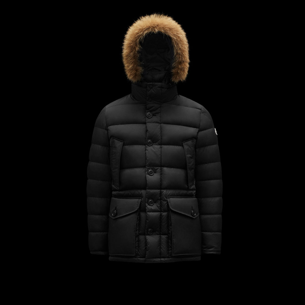Moncler Black Cluny Long Down Jacket Outerwear G20911B5250268352999
