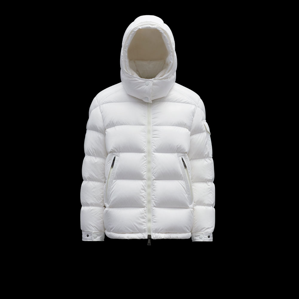 Moncler Optical White Maire Short Down Jacket G20931A0011368950001