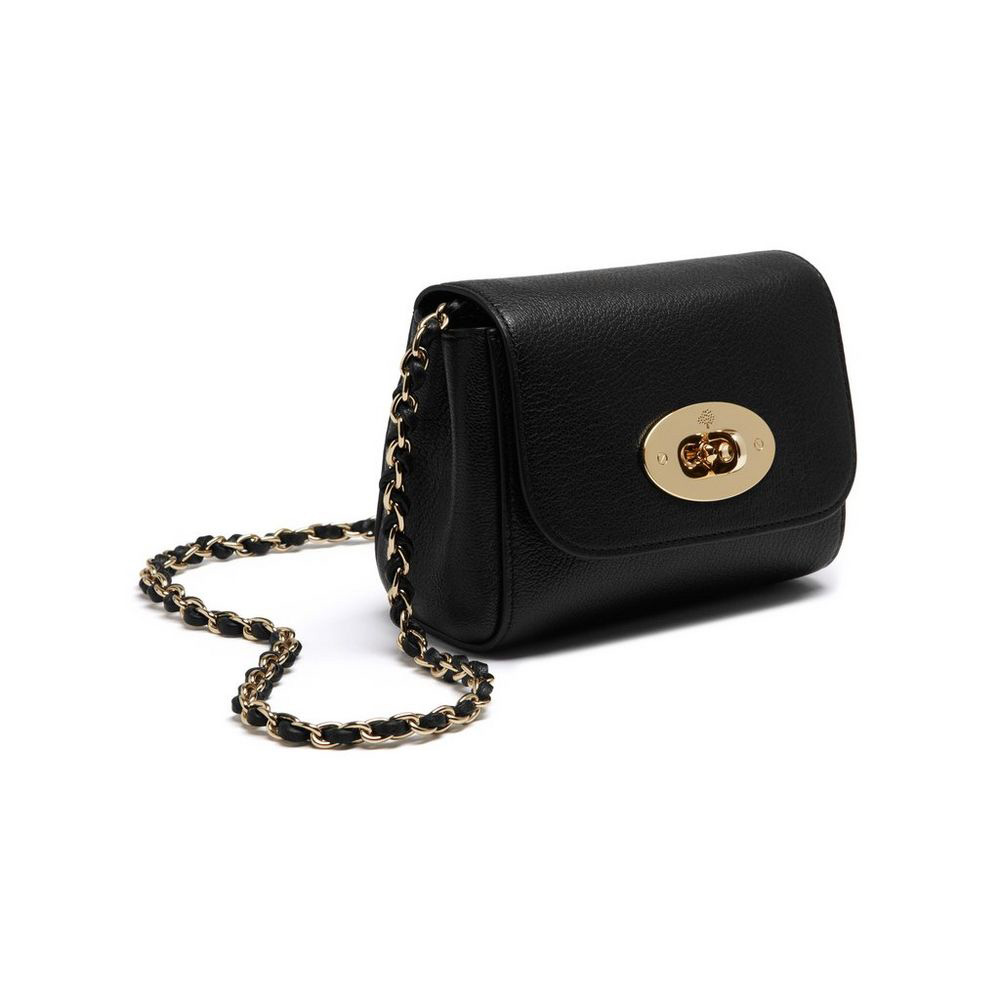 Mulberry Mini Lily in Black Glossy Goat HH3301 874A100 - Photo-3
