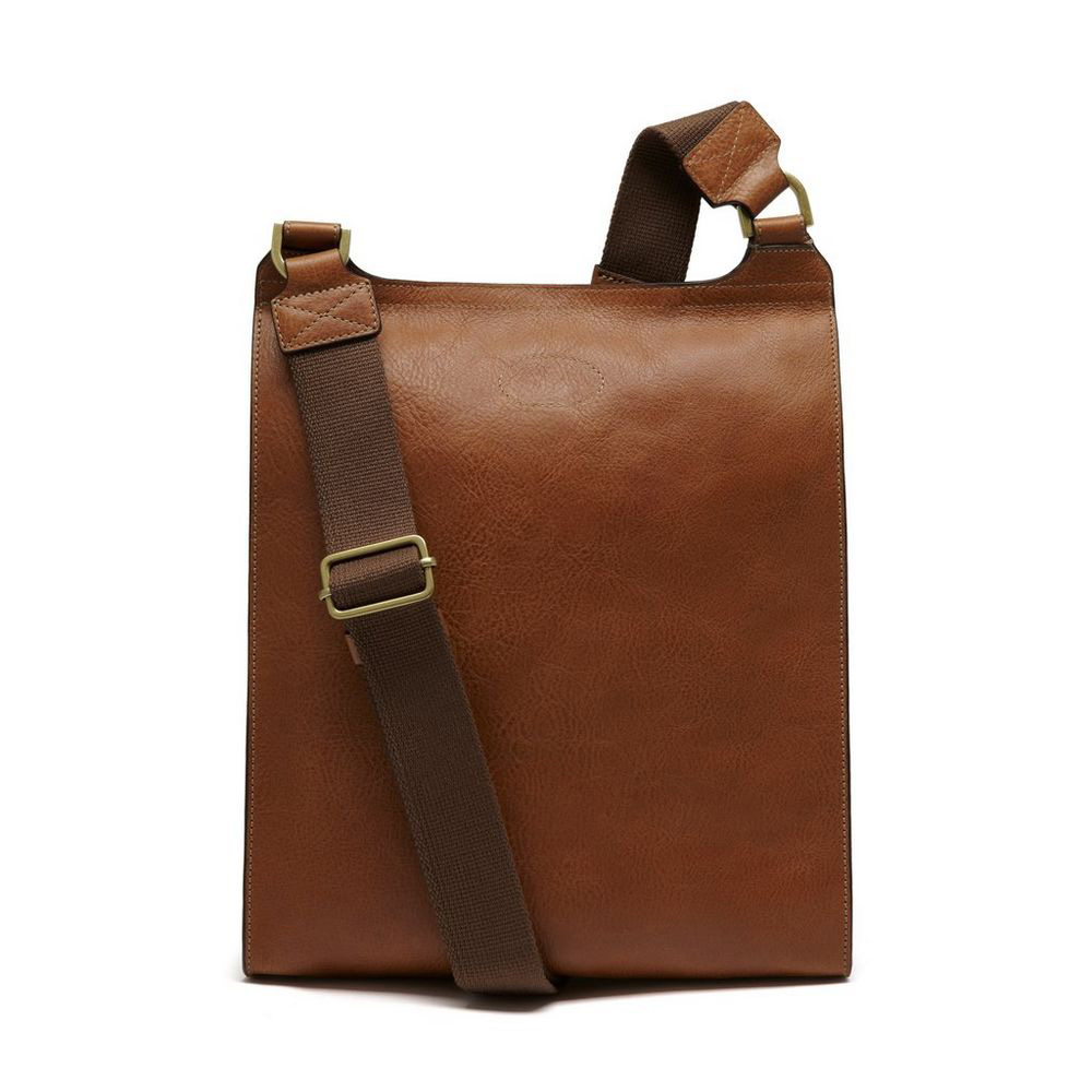 Mulberry Antony Messenger in Oak Natural Leather HH6934 342G110 - Photo-2