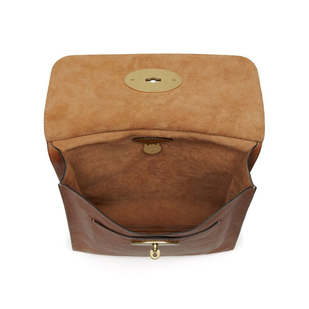 Mulberry Antony Messenger in Oak Natural Leather HH6934 342G110 - Photo-4