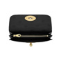Mulberry Long Locked Purse in Black Natural Leather With Brass RL8537 342A217 - thumb-2