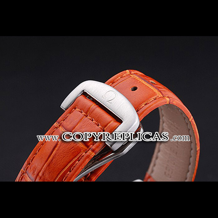 Omega Seamaster Planet Ocean GMT Orange Dial Orange Leather Band OMG6451 - Photo-3