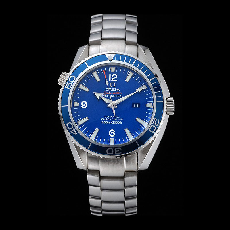 Omega Seamaster Planet Ocean Blue Dial Stainless Steel Bracelet OMG6458