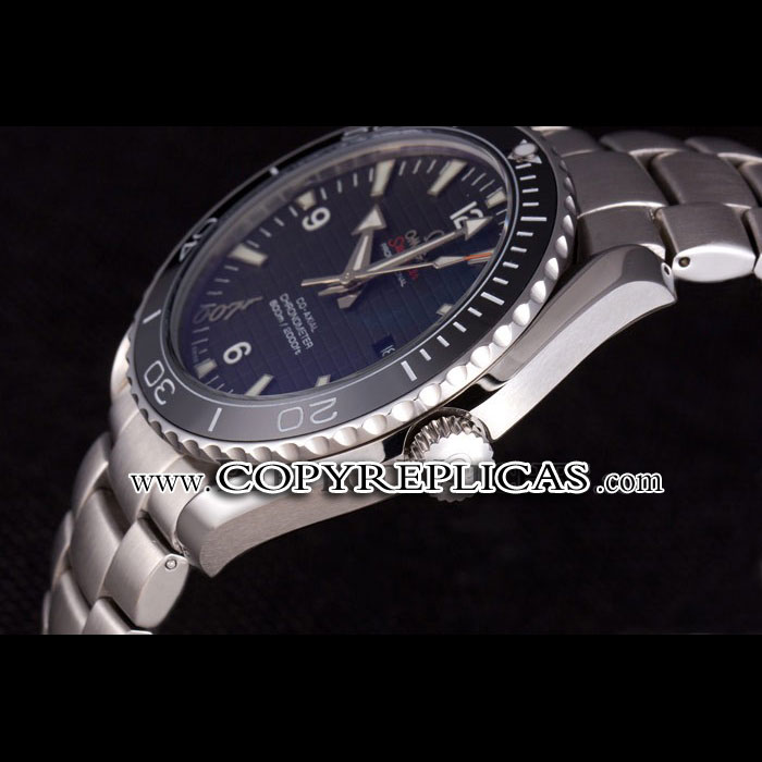 Omega James Bond Skyfall Watch with Black Dial and Black Bezel OMG6473 - Photo-3
