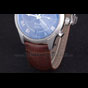 Omega DeVille Silver Bezel with Grey Dial and Brown Leather Strap OMG6446 - thumb-4