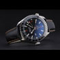 Omega Seamaster Planet Ocean GMT Black Dial Black Leather Band OMG6459 - thumb-2
