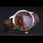 Omega DeVille Brown Dial Gold Case Brown Leather Strap OMG6464 - thumb-2