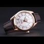 Omega Seamaster Planet Ocean GMT White Dial Rose Gold Case Brown Leather Band OMG6475 - thumb-2