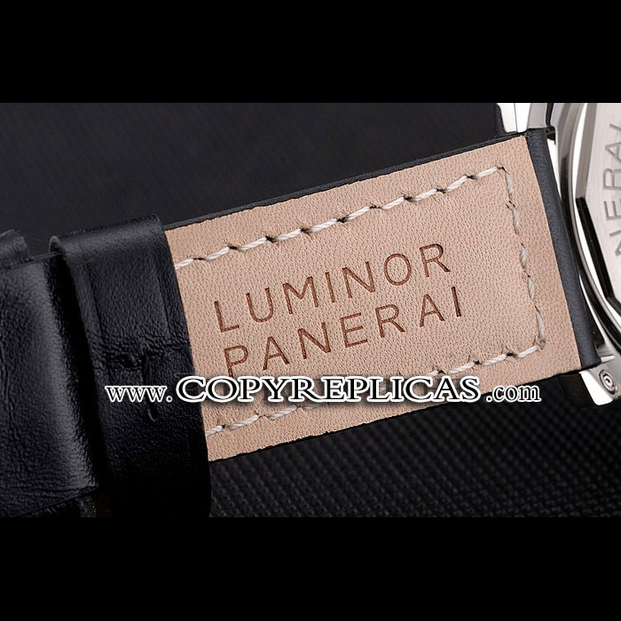 Panerai Luminor Marina Date Black Hobnail Pattern Dial Stainless Steel Case PAM6501 - Photo-4