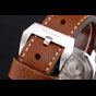 Panerai Luminor Marina Stainless Steel Bezel Brown Leather Bracelet PAM6491 - thumb-4