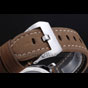 Panerai Luminor Marina Stainless Steel Bezel Khaki Leather Bracelet PAM6494 - thumb-3