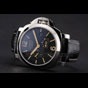 Panerai Luminor Automatic Power Reserve Black Embossed Dial Stainless Steel Black Strap PAM6495 - thumb-2