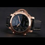 Panerai Luminor 1950 3 Days Chrono Flyback Black Dial Rose Gold Case Black Leather Strap PAM6502 - thumb-2