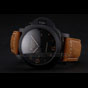 Swiss Panerai Luminor GMT Ceraica Black Dial Black Case Brown Leather Strap PAM6524 - thumb-2