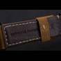 Swiss Panerai Luminor Ceramica Flyback Chronograph Black Dial Black Case Brown Strap PAM6525 - thumb-4