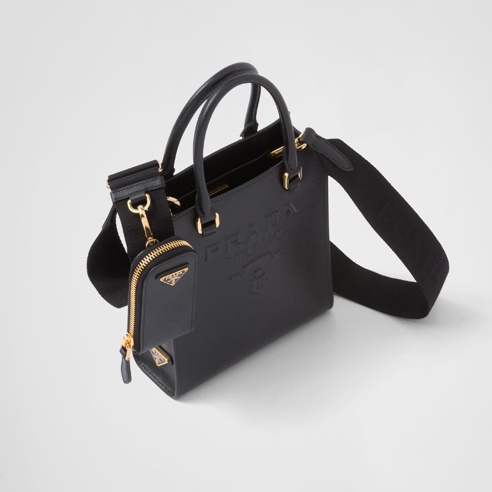 Prada Black Small Saffiano Handbag 1BA333 NZV F0002 - Photo-2