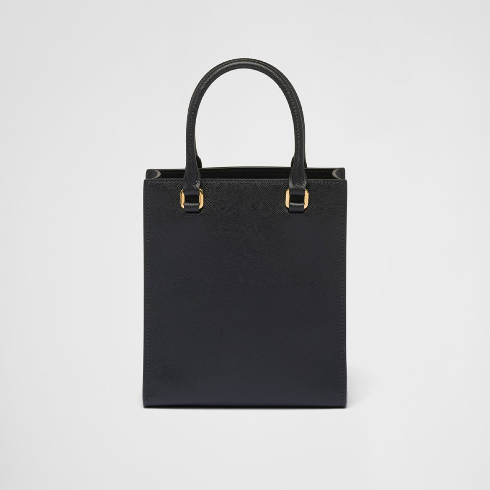 Prada Black Small Saffiano Handbag 1BA333 NZV F0002 - Photo-3